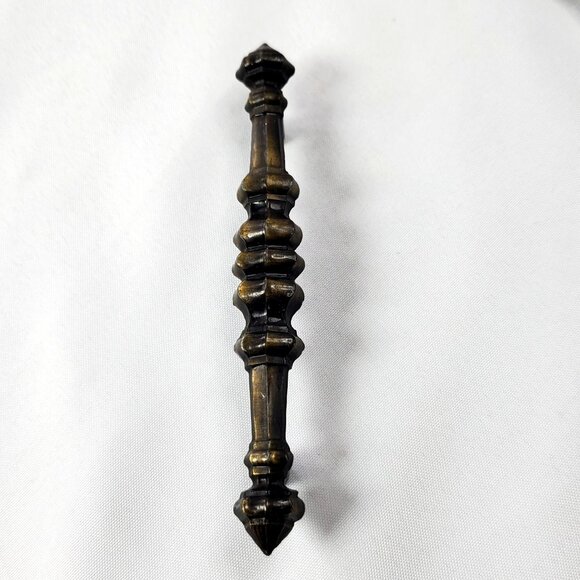 Vintage Antique-Style Amerock Bronze Cabinet Drawer Pull Handles Set Of 4 - Picture 7 of 11